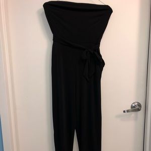 Strapless Black Jumpsuit